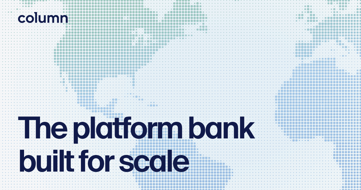 Column | The platform bank built for scale