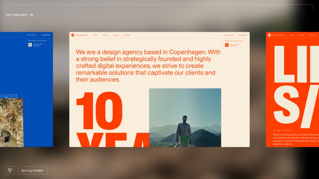 Spring/Summer | Copenhagen based digital first Design & Brand Agency