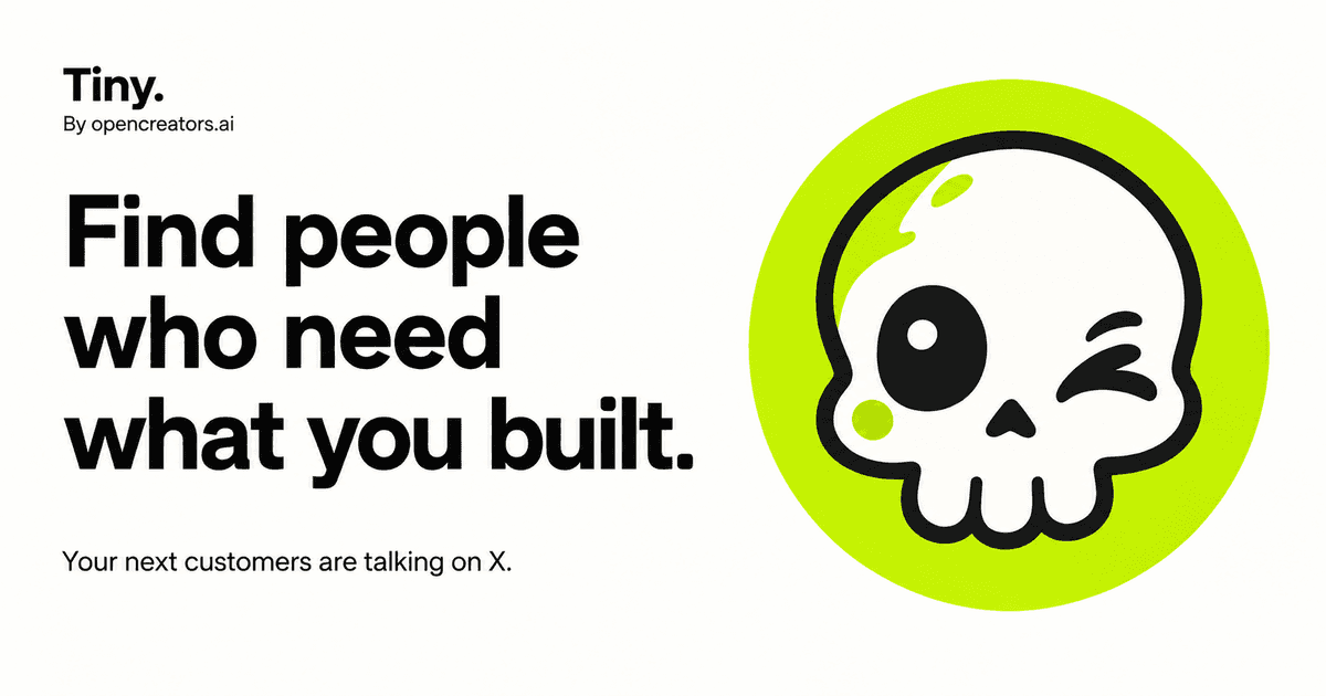 Someone is asking for what you built.